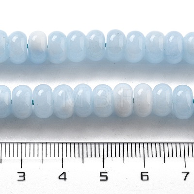 Natural White Jade Beads Strands G-E507-01J-1