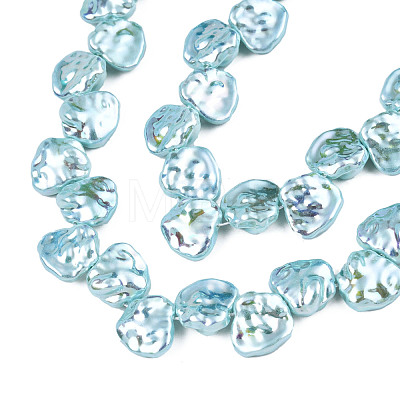 ABS Plastic Imitation Pearl Beads Strands KY-N015-01C-1