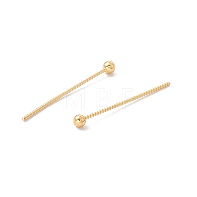 Brass Ball Head Pins KK-WH0058-02A-G01-1