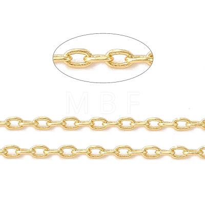 Brass Cable Chains CHC-O001-15G-1