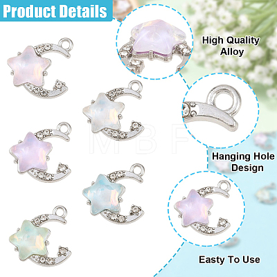 15Pcs Alloy Pendants FIND-YW0017-90A-1