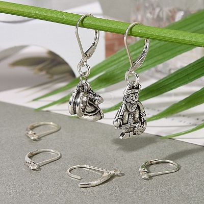 925 Sterling Silver Leverback Earring Findings STER-G027-22S-1