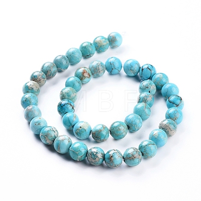 Natural Imperial Jasper Beads Strands G-G814-07-10mm-03-1