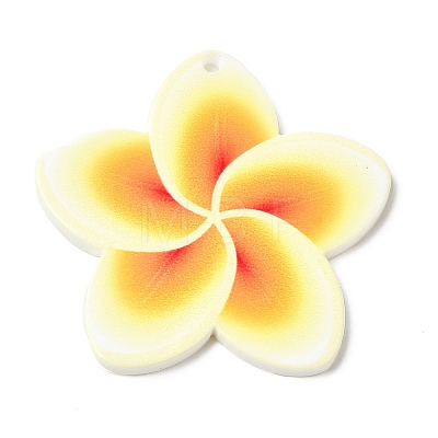 Opaque Acrylic Pendants SACR-P021-02B-1