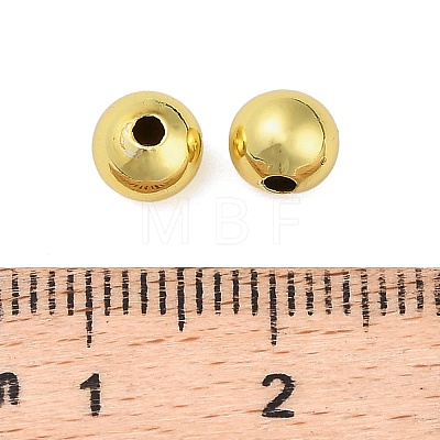Round Brass Beads KK-A276-02B-G-1