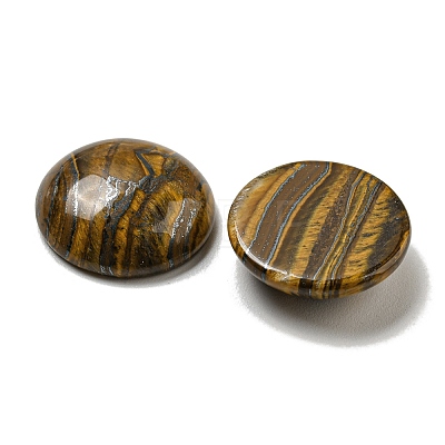 Natural Tiger Iron Cabochons G-C115-02A-34-1