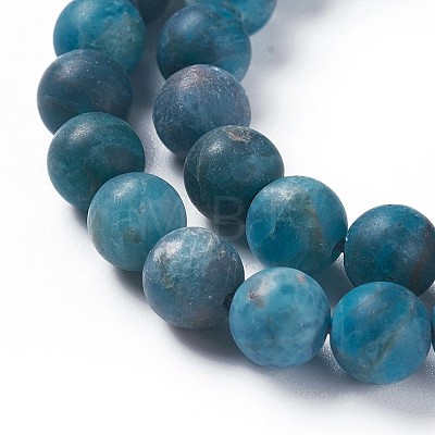 Natural Apatite Beads Strands G-F617-02-4mm-1
