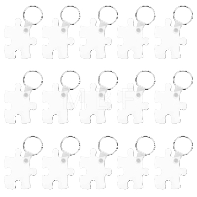 20 Sets Sublimation Blanks Keychains KEYC-CA0001-05-1