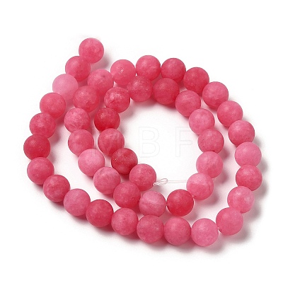 Natural Dyed Jade Beads Strands G-M402-B01-04-1