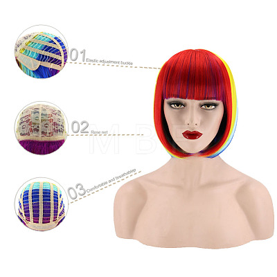 Short Bob Cosplay Wigs OHAR-I015-24C-1