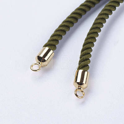 Nylon Twisted Cord Bracelet Making MAK-F018-15G-RS-1