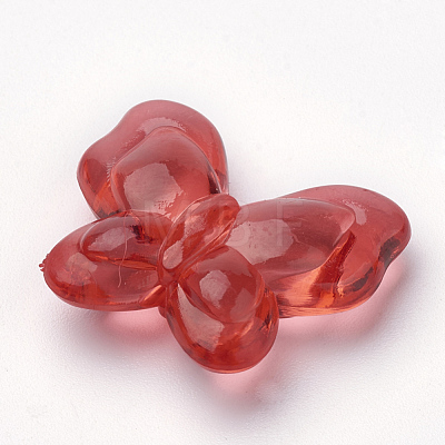 Transparent Acrylic Beads X-TACR-T002-18-1