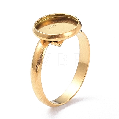 Ion Plating(IP) 304 Stainless Steel Finger Rings Components X-STAS-P291-02A-G-1