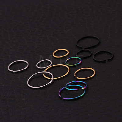 316L Stainless Steel Hoop Nose Rings WG46E6D-10-1