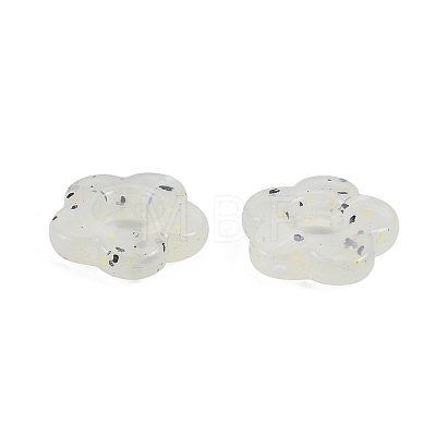 Marbled Stone Style Opaque Acrylic Beads LS-OACR-G009-06C-1