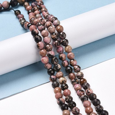 Natural Rhodonite Beads Strands G-E571-19A-1