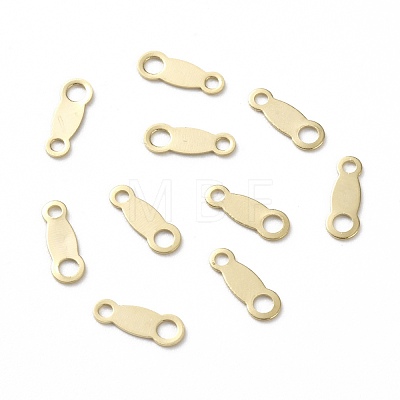 Brass Chain Tabs KK-L205-01-1