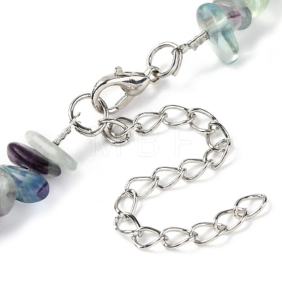 12Pcs Mixed Gemstone Chip Beaded Necklaces for Women G-B122-04-1
