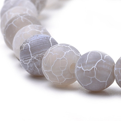 Natural Weathered Agate Beads Strands G-S259-05E-8mm-1