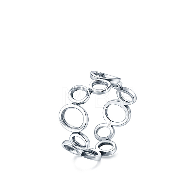 Oval Ring 925 Sterling Silver Finger Rings for Women FS-WGC6322-03-1