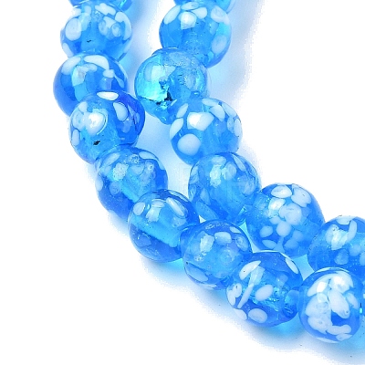 Handmade Lampwork Beads Strands LAMP-H071-01A-10-1