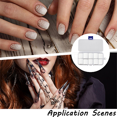 PET Transfer Nail Art Sticker MRMJ-GF0001-73B-1