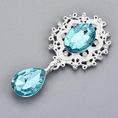 Alloy Flat Back Cabochons RB-S063-05S-1