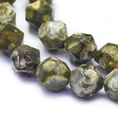 Natural Rhyolite Jasper Beads Strands G-L552O-01-10mm-1