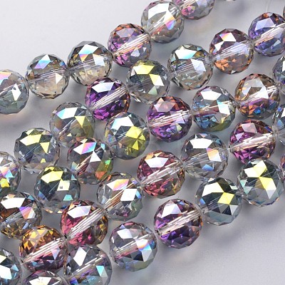 Electroplate Glass Bead Strands EGLA-J140-HP01-16mm-1