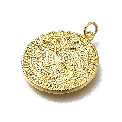 Brass Pendants KK-C090-41G-05-1