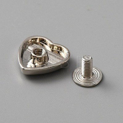 Alloy Screw Back Rivets FIND-WH0036-64C-P-1