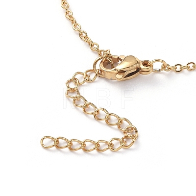 304 Stainless Steel Chain Necklaces NJEW-G335-21G-1