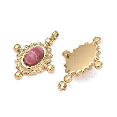 Natural Rhodonite Faceted Pendants GG-CBA50CD-07G-02-1
