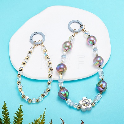 1Pc Acrylic Beaded Mobile Straps AJEW-SZ0002-82C-1