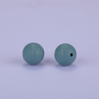 Round Silicone Focal Beads SI-JX0046A-103-1