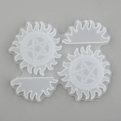 Gear Straw Topper Silicone Molds Decoration DIY-J003-15-1