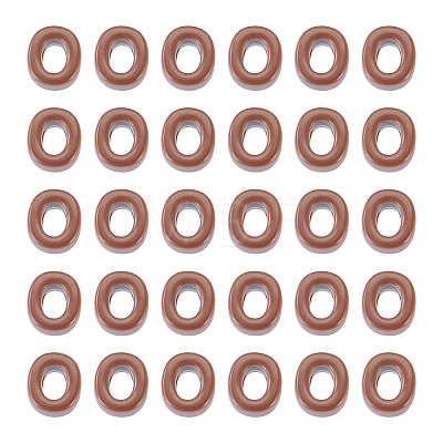 Opaque Acrylic European Beads LS-OACR-TAC0019-006O-1