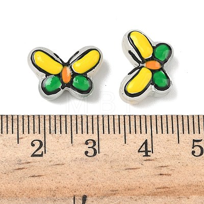 Transparent Glass Enamel Beads LAMP-C023-02B-1