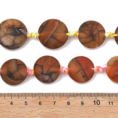 Natural Fire Crackle Agate Beads Strands G-A306-A01-01-1