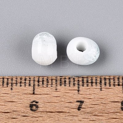 Handmade Crackle Porcelain Beads PORC-Q008-06A-01-1