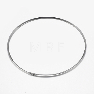 304 Stainless Steel Choker Necklaces X-NJEW-F204-01P-1