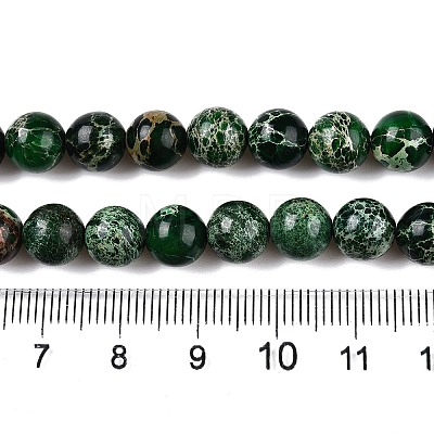 Natural Imperial Jasper Beads Strands G-N342-63B-1