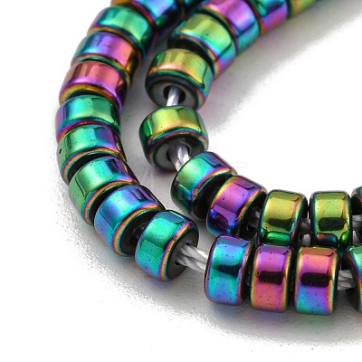 Electroplated Synthetic Non-magnetic Hematite Beads Strands G-K361-A06-01-1