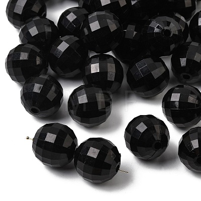 Colorful Acrylic Beads PAB1550Y-6-1