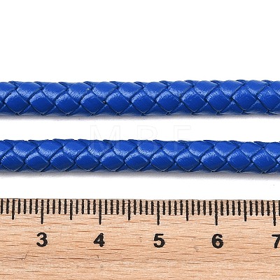 Braided Leather Cord with Core WL-F009-6mm-06-1