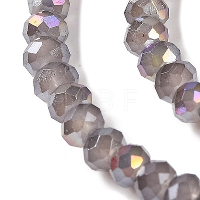 Baking Electroplate Glass Beads Strands DGLA-A039-J4mm-B06-1