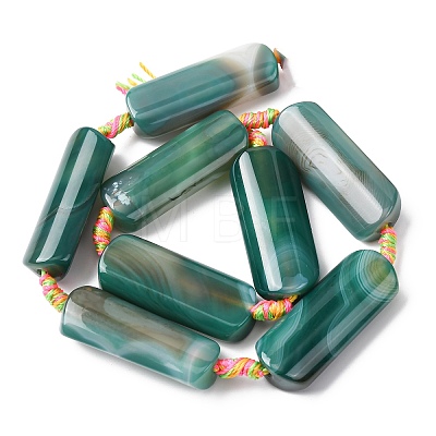 Natural Agate Beads Strands G-H342-B03-01-1