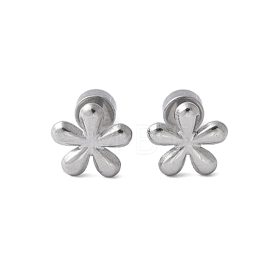 304 Stainless Steel Stud Earrings for Women EJEW-E603-05G-P-1