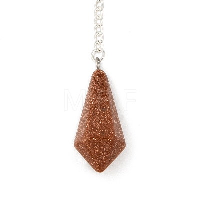 Synthetic Goldstone Cone Pointed Dowsing Pendulums G-A249-02S-06-1