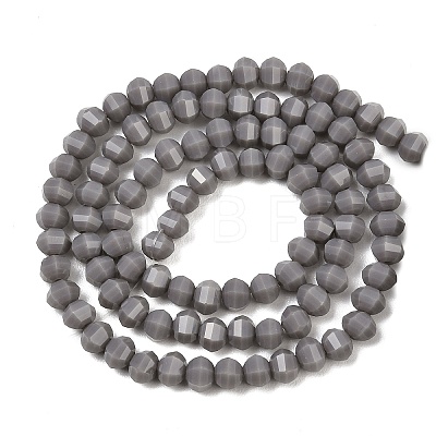 Opaque Glass Beads Strands GLAA-G125-01C-05-1